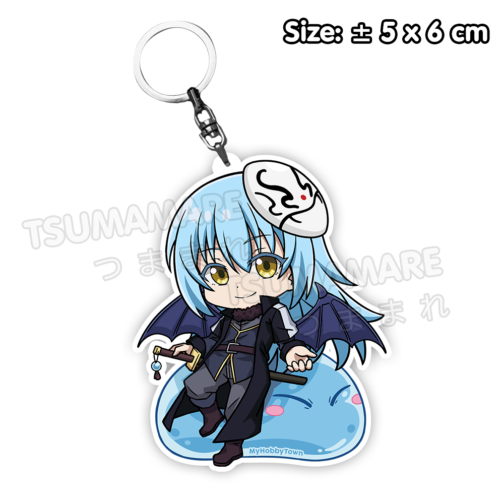 Gantungan Kunci Anime Tensei Shitara Slime Datta Ken Rimuru Tempest Acrylic Akrilik Keychain
