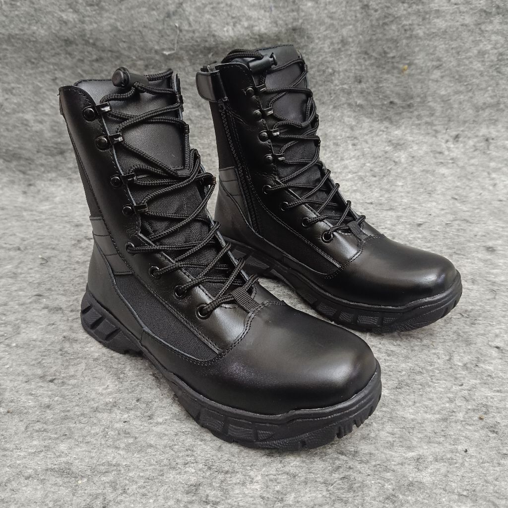 Sepatu PDL Hitam POLRI / Sepatu PDL Hitam POLRI Produksi / Sepatu PDL POLRI