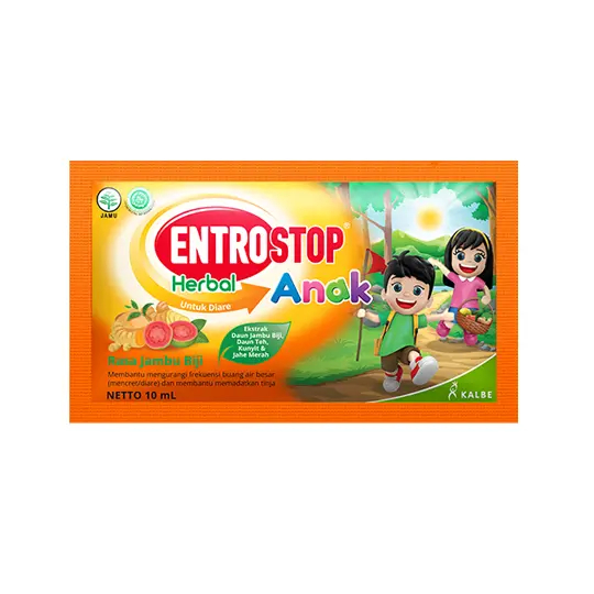 ENTROSTOP HERBAL ANAK ECERAN 1 SACHET / Entrostop Anak