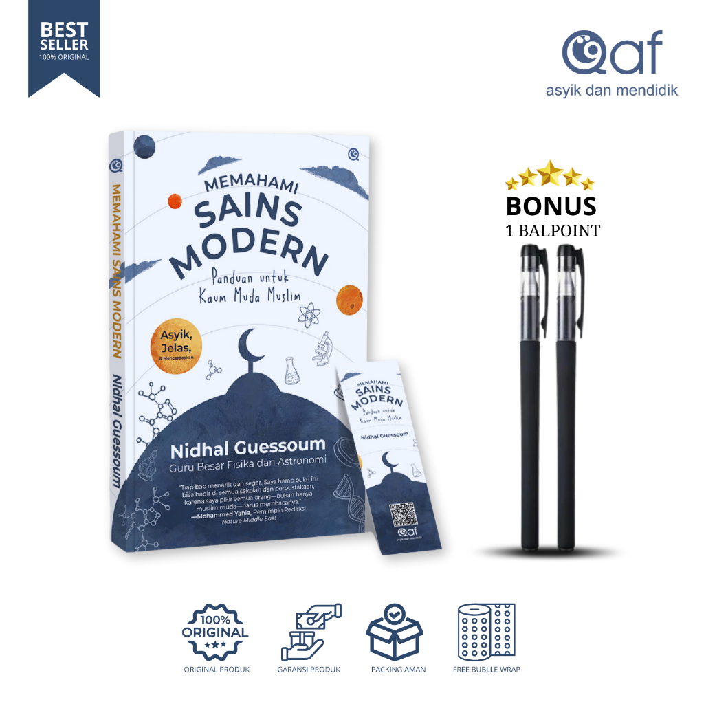 Buku Memahami Sains Modern – Nidhal Guessoum | Buku Sains & Pemikiran Islam | Penerbit Qaf