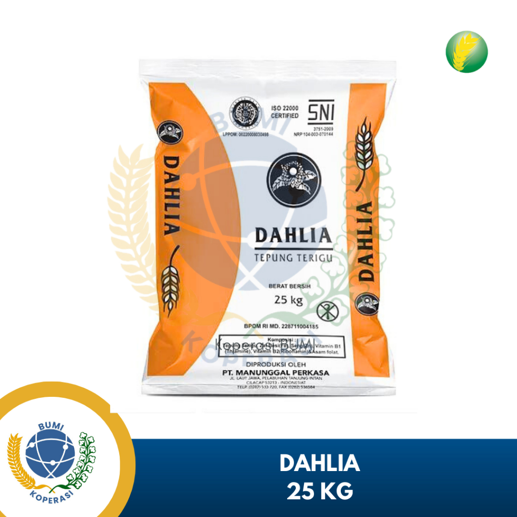 Tepung Terigu Manunggal Dahlia 25 Kg