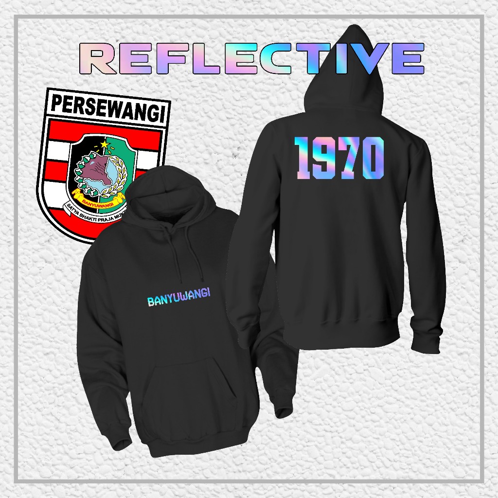 Hoodie Jaket PERSEWANGI Banyuwangi "Banyuwangi Reflektif" // Jaket Supporter / Hooligans