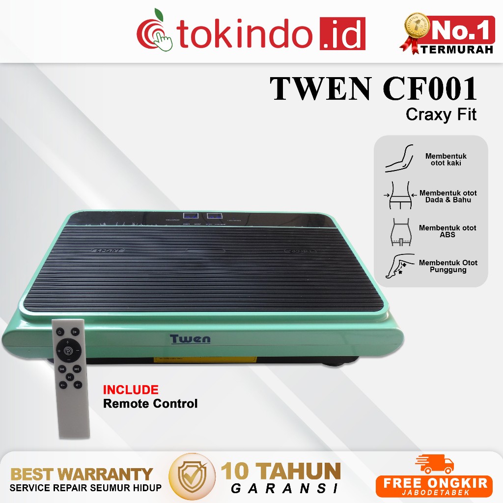 Crazy fit Twen CF001 Alat Olahraga Alat Pelangsing Tubuh CrazyFit