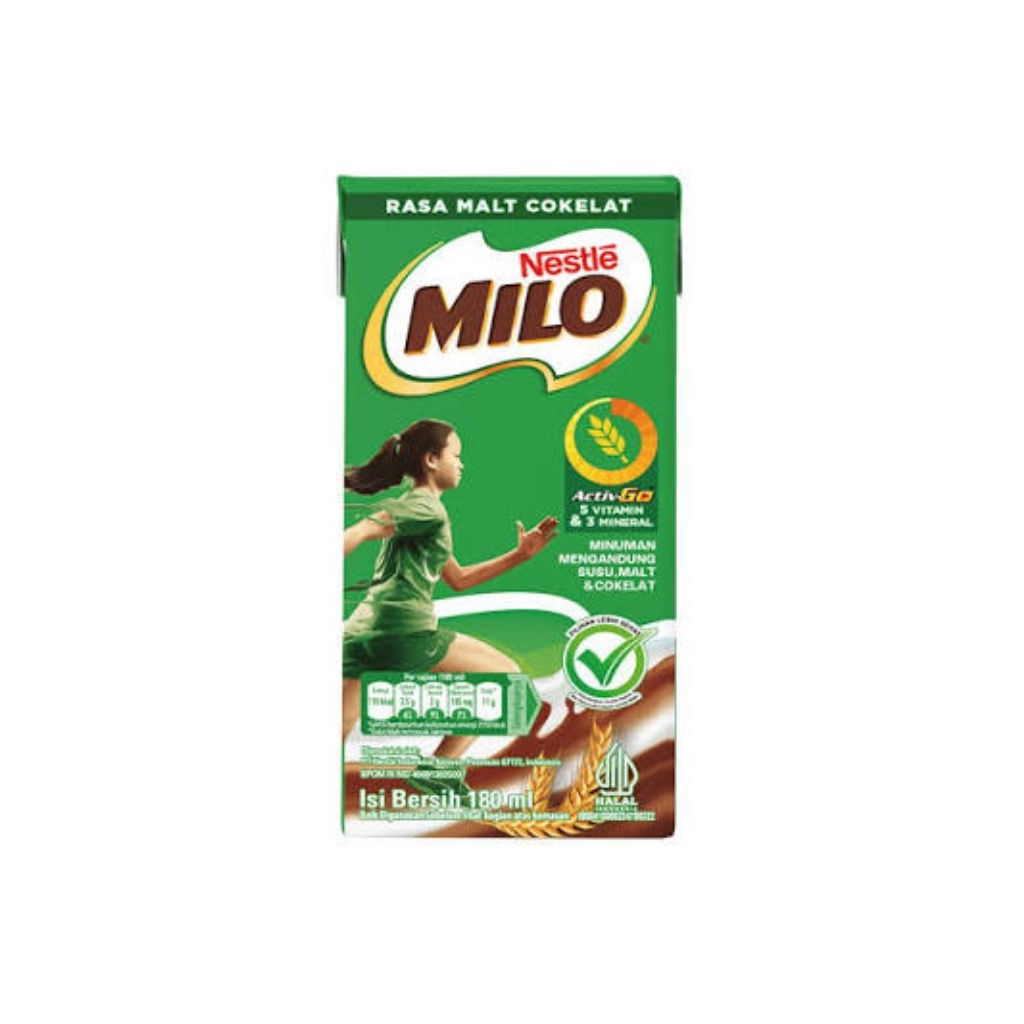 Susu Milo Kotak UHT 180 Ml
