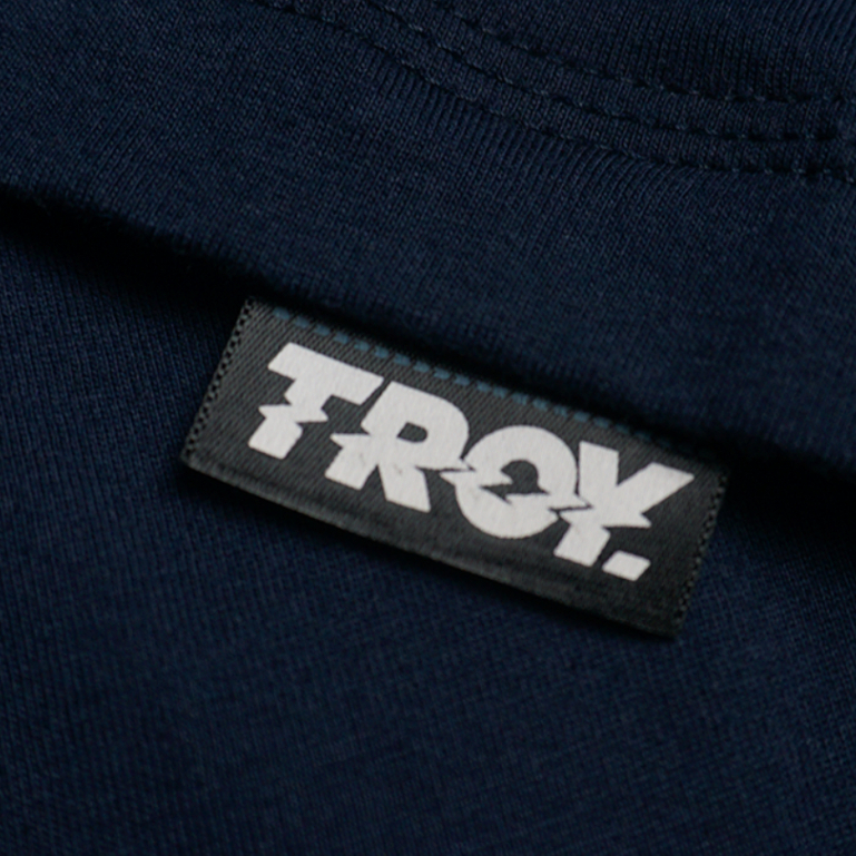 Troy Company Tshirt Navy Blue Deery - Kaos Lengan Pendek Kaos Biru Navy MTD 3413