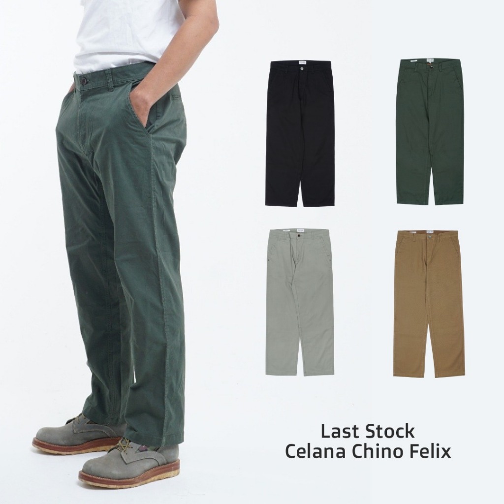 Celana Pria Stok Terakhir Last Stock Sisa Celana Chino Chinos MGEE (BUKAN REJECT) FELIX