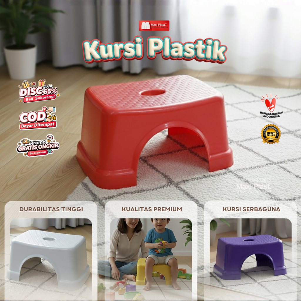 KURSI DINGKLIK - Kursi Jongkok Plastik / Kursi Kecil / Bangku Jongkok