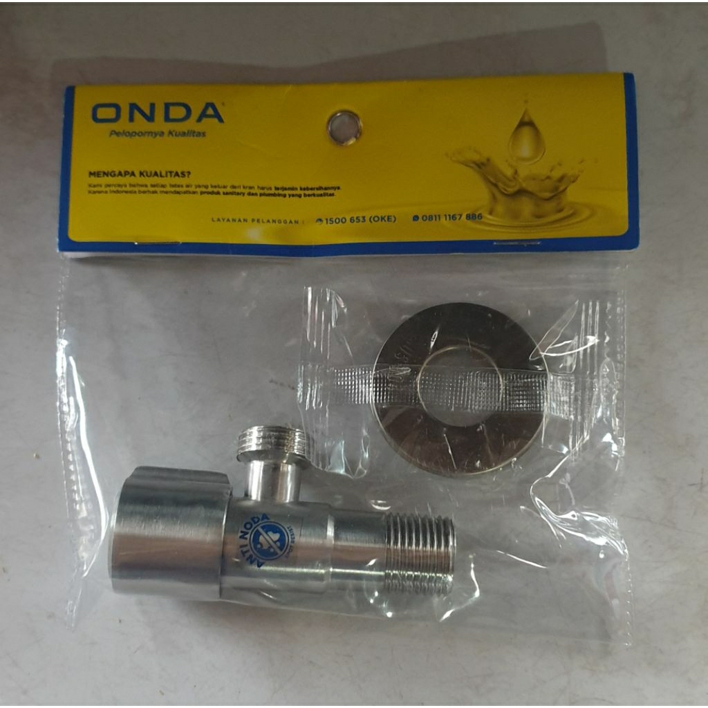 Stop kran shower merk onda