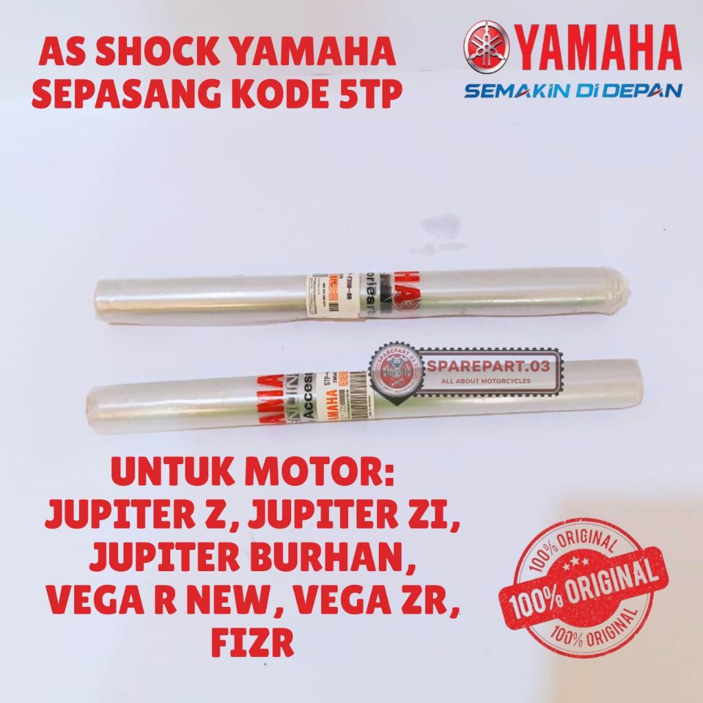AS SHOCK ORIGINAL YAMAHA 5TP [SEPASANG], AS SHOCK JUPITER Z, AS SHOCK JIPITER ZI, AS SHOCK JUPITER B