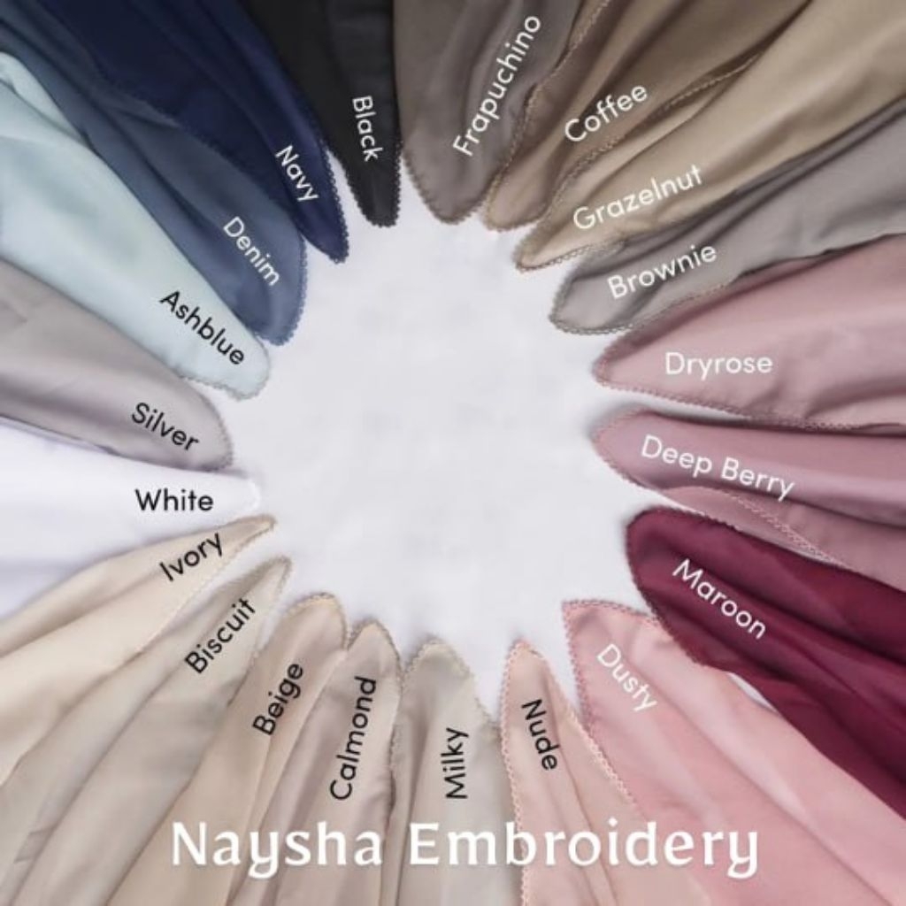 Purnamasari hijab   Naysha Embroidery