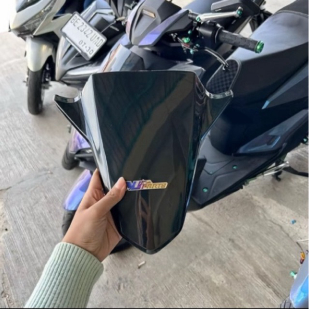 Cover dasi buta tameng polos vario 125 150 160 LED New Hitam Glossy untuk motor kualitas baik motory