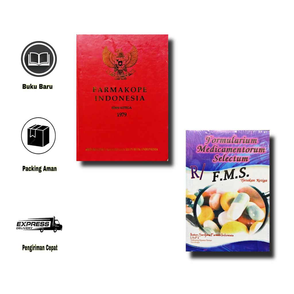 Paket 2 Buku Farmakope 3 Dan Fms