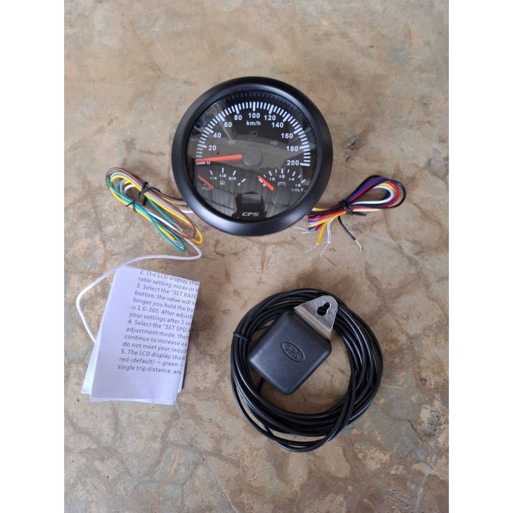 SPEDOMETER GPS V3 ODOMETER VOLTMETER INDIKATOR BENSIN