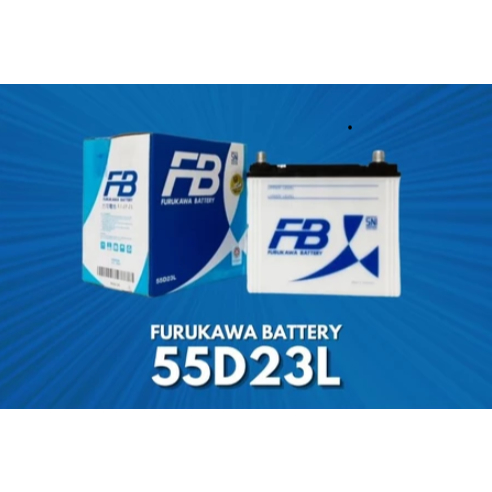 Aki mobil / aki basah furukawa battery 55D23L 12V 60A