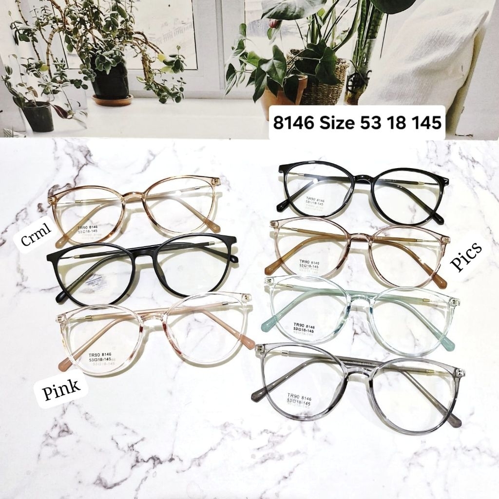 Frame kacamata oval 8146