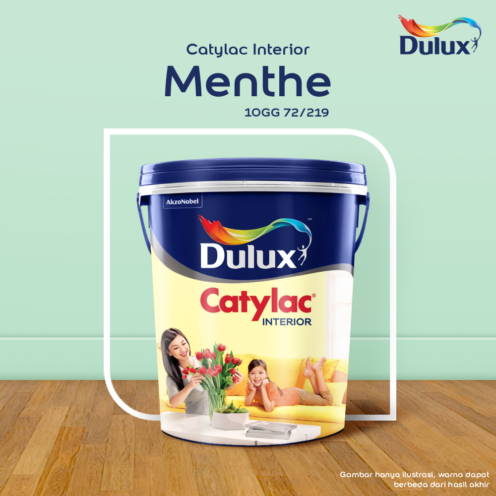 CAT TEMBOK MENTHE DULUX CATYLAC INTERIOR - 25KG 10GG 72/219 CAT TEMBOK DULUX CATYLAC
