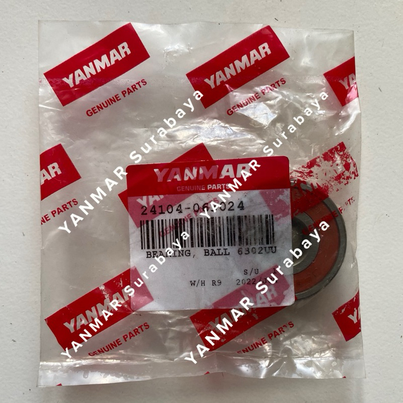 Bearing 6302UU (Laker setelan Pisau) Yanmar YH850 AW70 24104-063024 Original