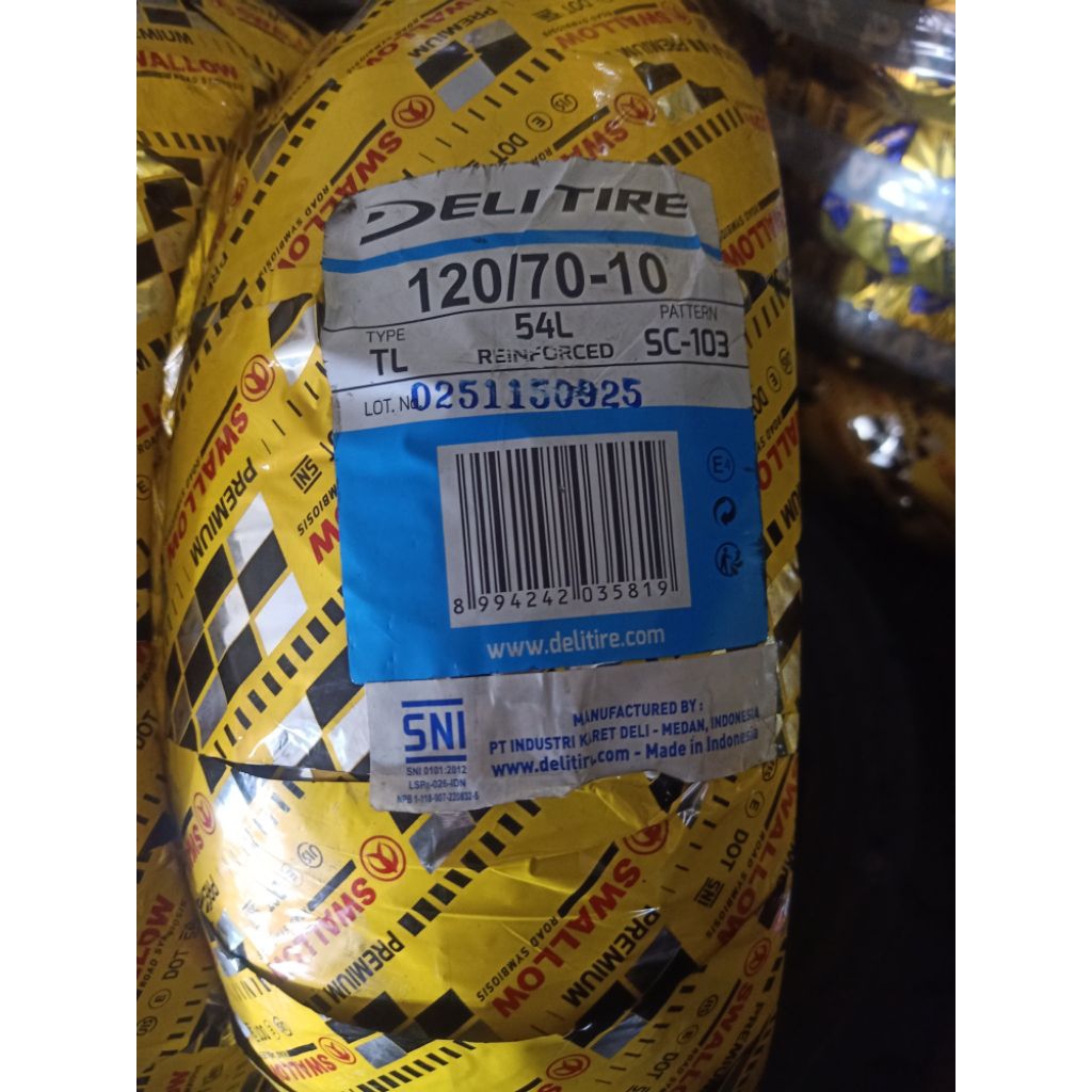 Ban Swallow Deli Tire SC 103 120/70-10