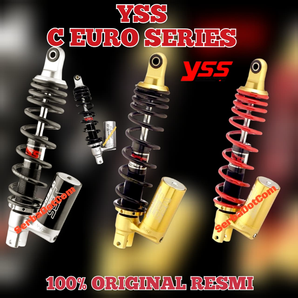 SHOCK YSS C EURO ORIGINAL VARIO 125 VARIO 150 SCOOPY FI BLACK RED GOLD EDITION SERIES RESERVOIR 330 