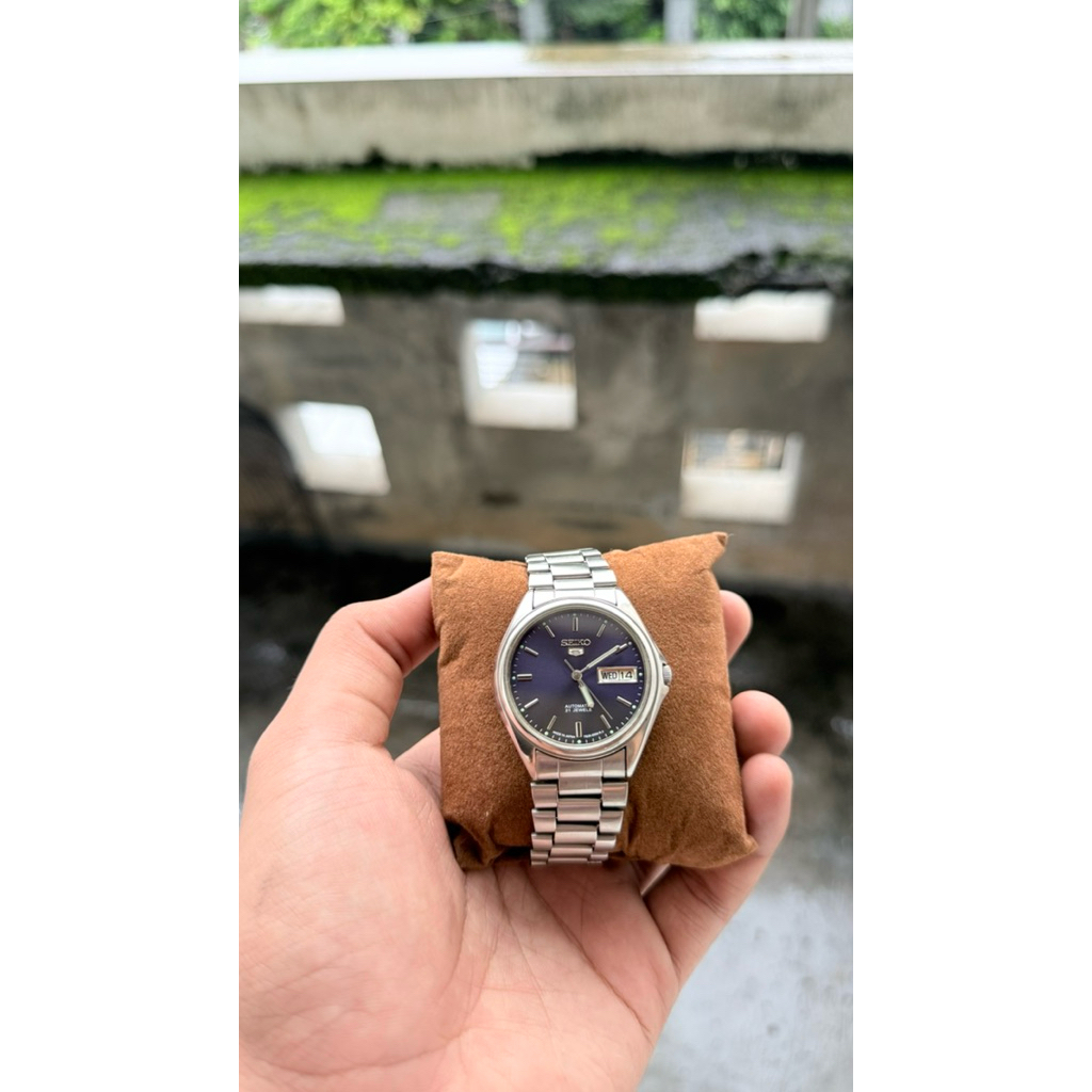 seiko 5 vintage 7s26 blue dial rare