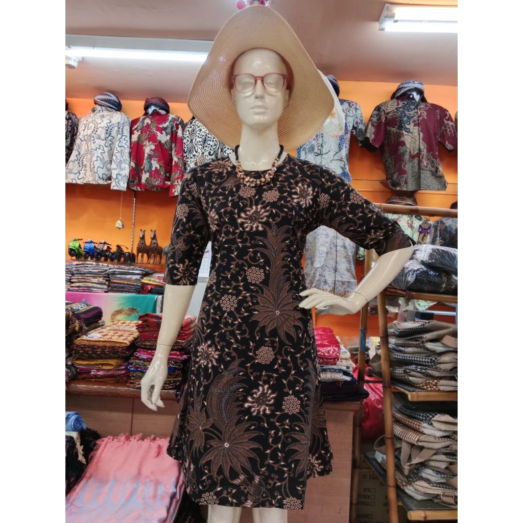 bakul batik, Dres batik lengan 3/4