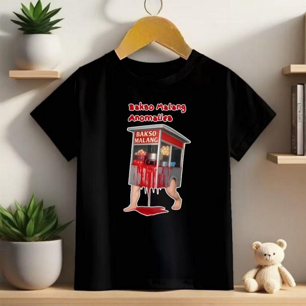FAMILY89_STORE/Baju Kaos Atasan Anomali Brainrot Bakso Malang Anak Cowok Cewek/Remaja Dan Dewasa