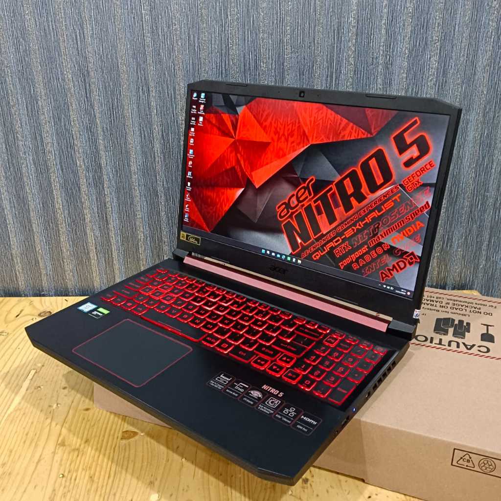 Laptop ACER NITRO 5 - AN515-54, Intel Core i7-9750H, Gen 9Th, #DualVga: - UHd Graphics, - Nvidia GeF