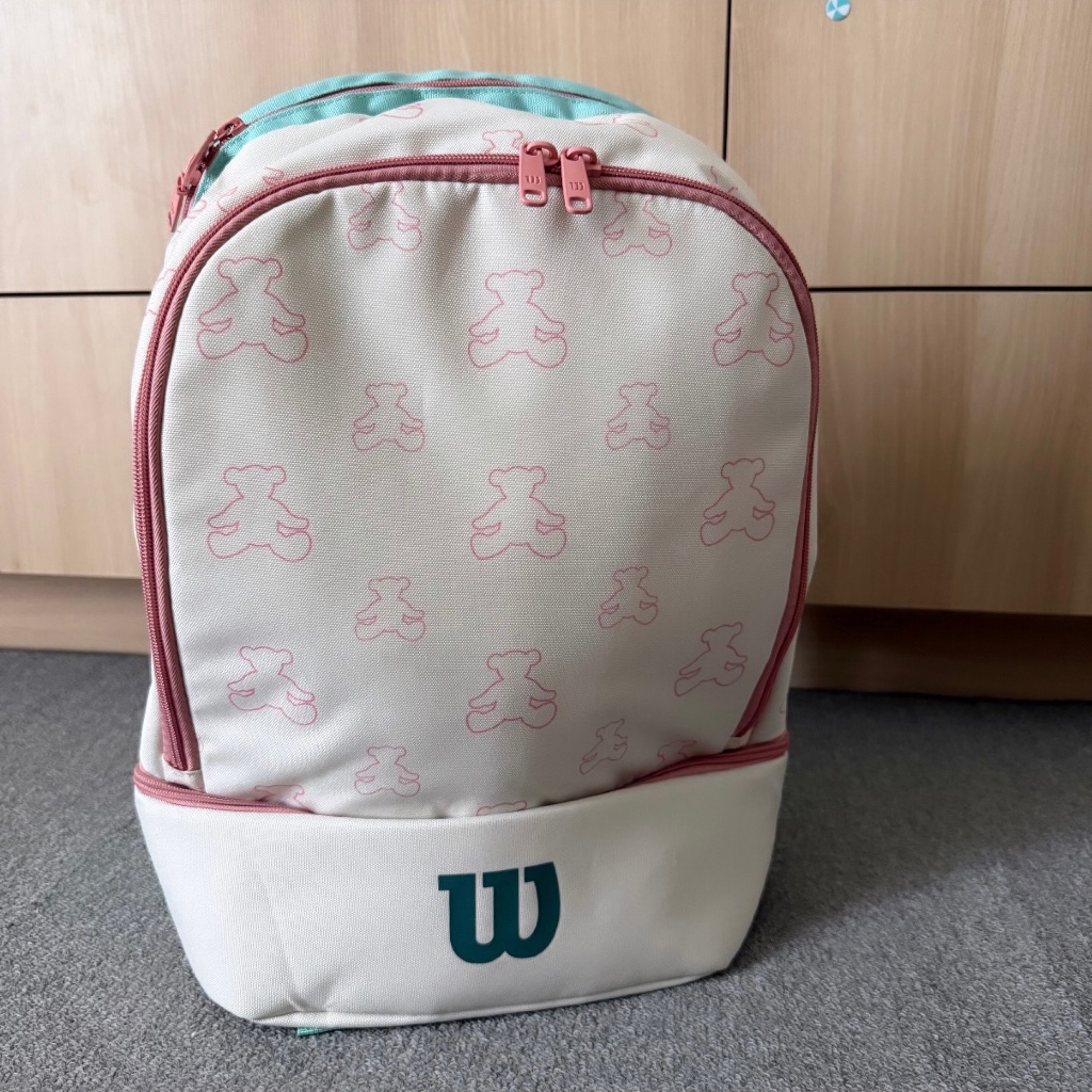 PRELOVED Wilson Bear Baby Pink Backpack / Tas Raket / Tas Padel / Ransel Padel