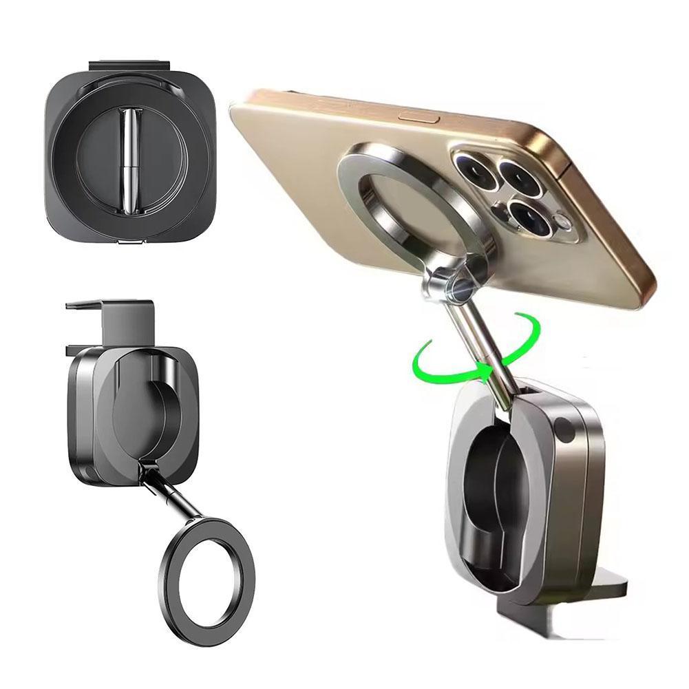 Holder Hp Magnetic Clip Tripod Traveling Rotasi Dudukan Hp Magnet Model Jepit