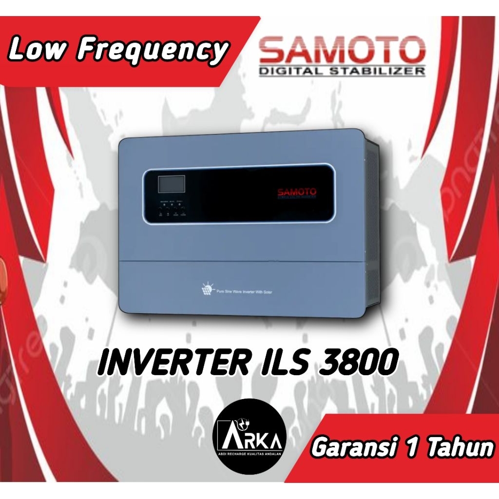 INVERTER ILS 3800 SAMOTO | Low Frequency Pure Sinewave 3800VA/3000W Hybrid Off Grid