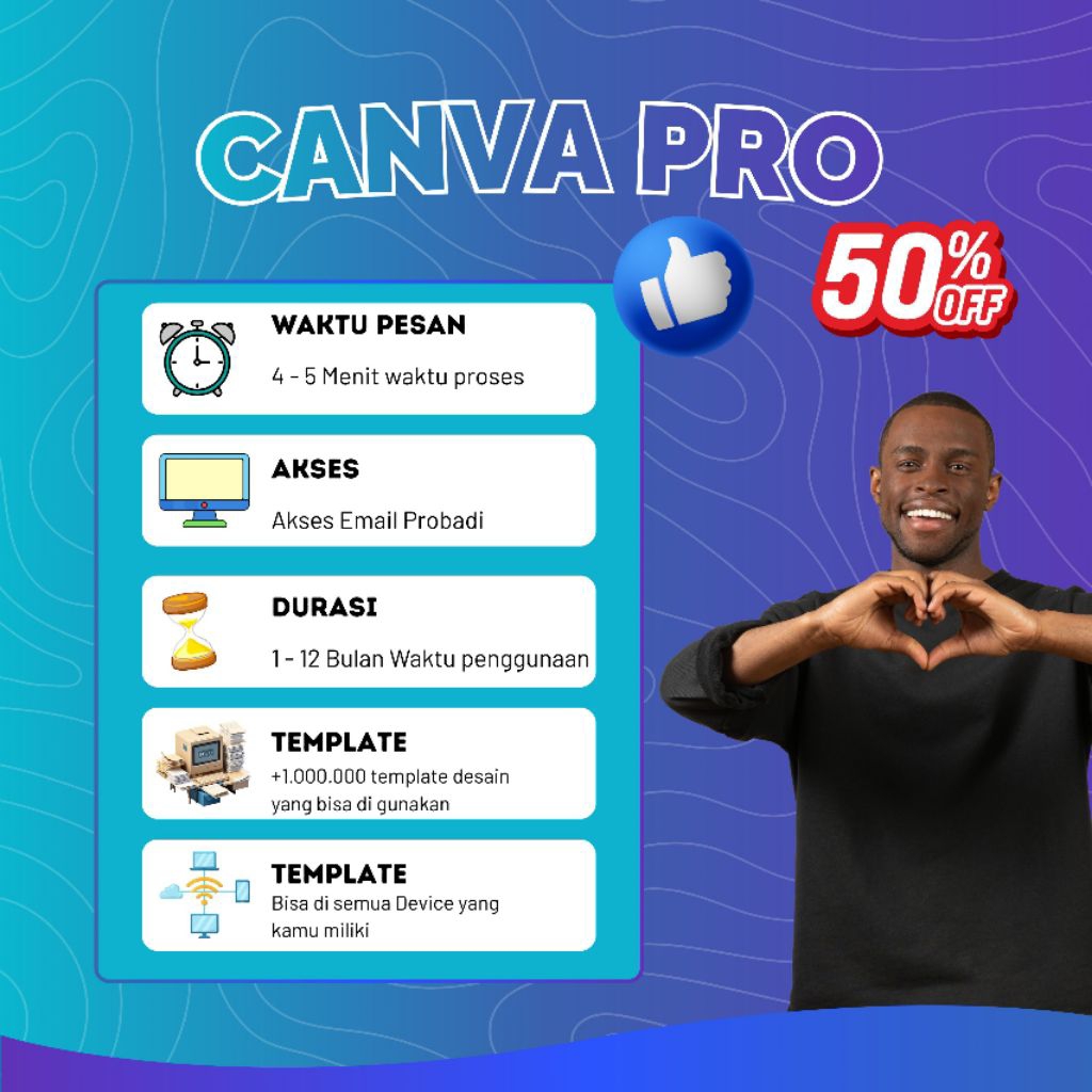 +1000000 template desain Canva pro