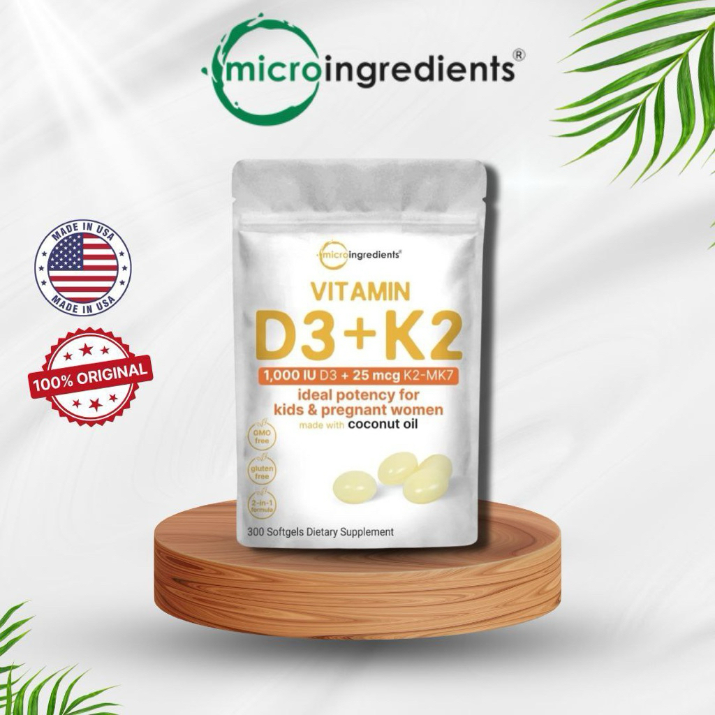 Microingredients D3 1,000IU K2 Vitamin K2 D3 1000IU