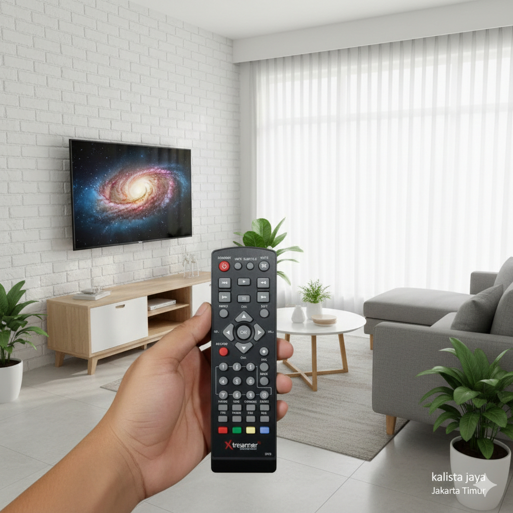 REMOTE STB XTREAMER RECEIVER PARABOLA LONJONG ORIGINAL ASLI