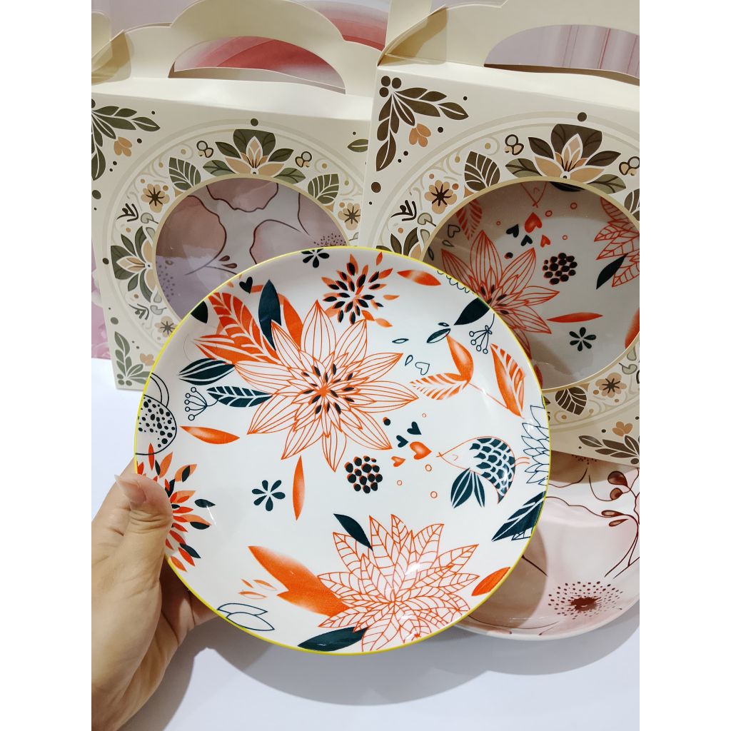 Piring Keramik Box Souvenir