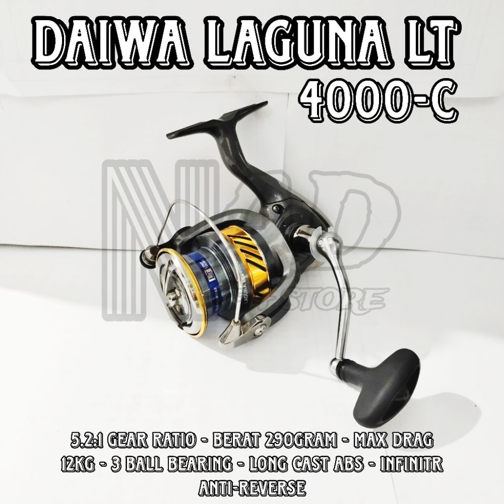 Reel Pancing Daiwa Laguna LT 4000-c 3 ball Bearing