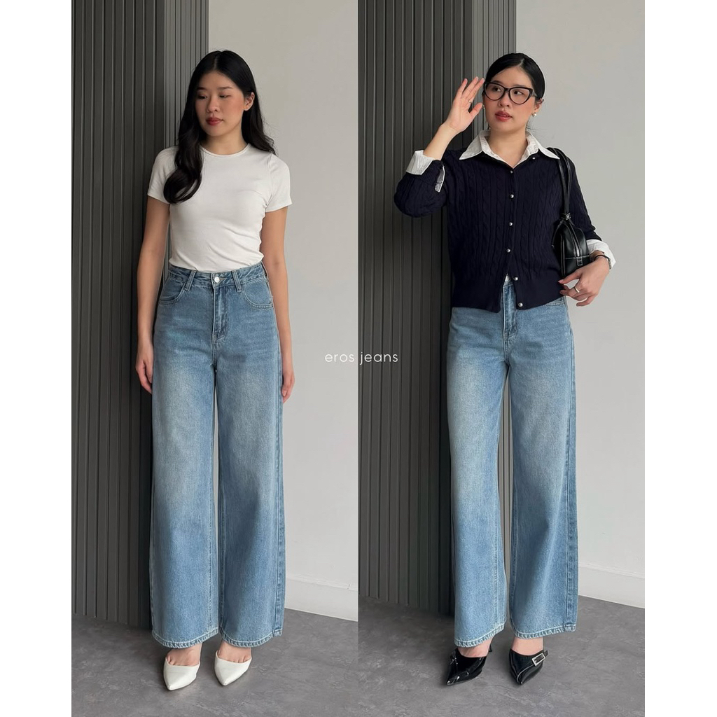 YEONA - EROS JEANS (LIGHT BLUE - SIZE M)