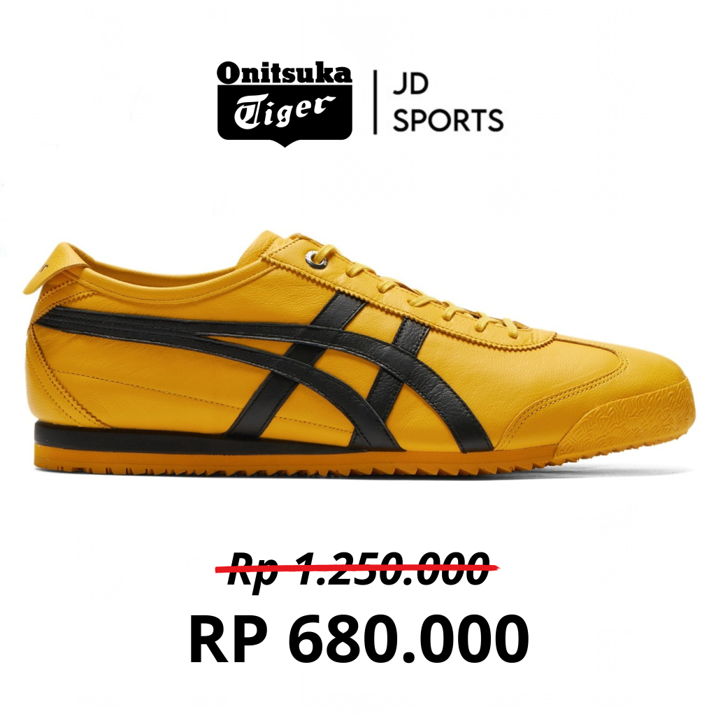 Sepatu Sneakers Onitsuka Tiger Mexico 66 SD Yellow Black Unisex Shoes