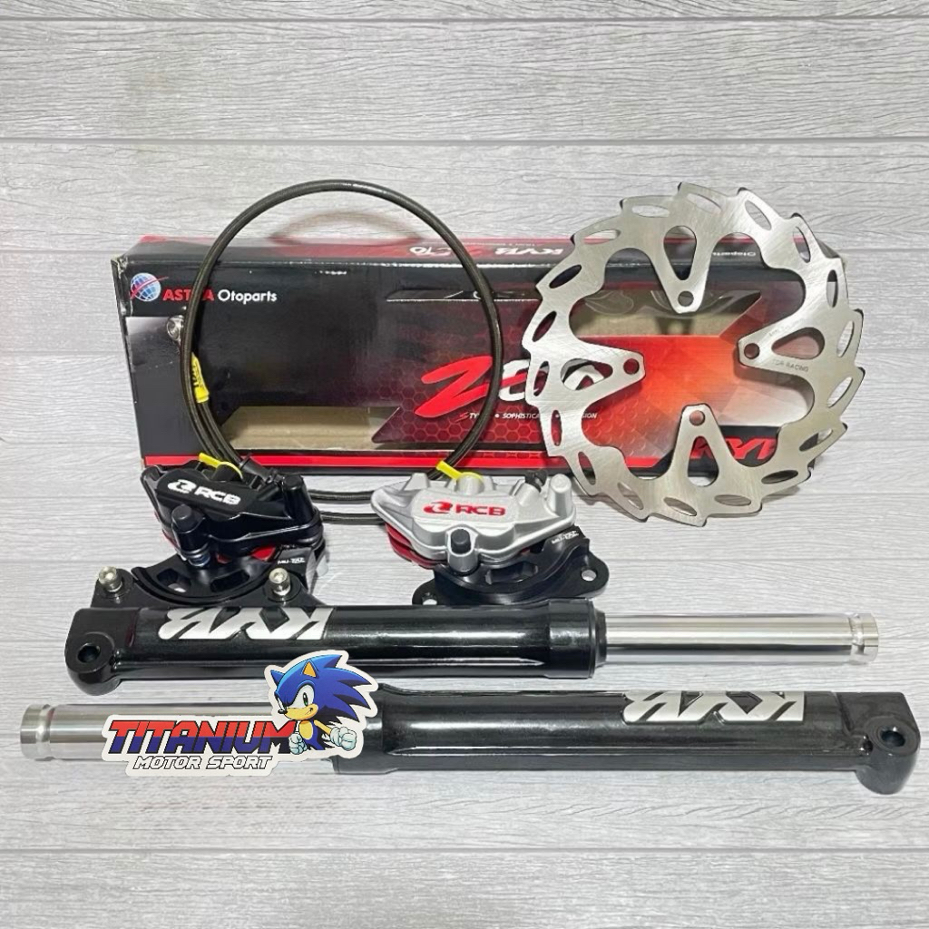 PAKETAN SHOCK DEPAN KYB KALIPER RCB DISC TDR SELANG REM TDR MIO SPORTY MIO SMILE MIO SOUL M3 MIO J S