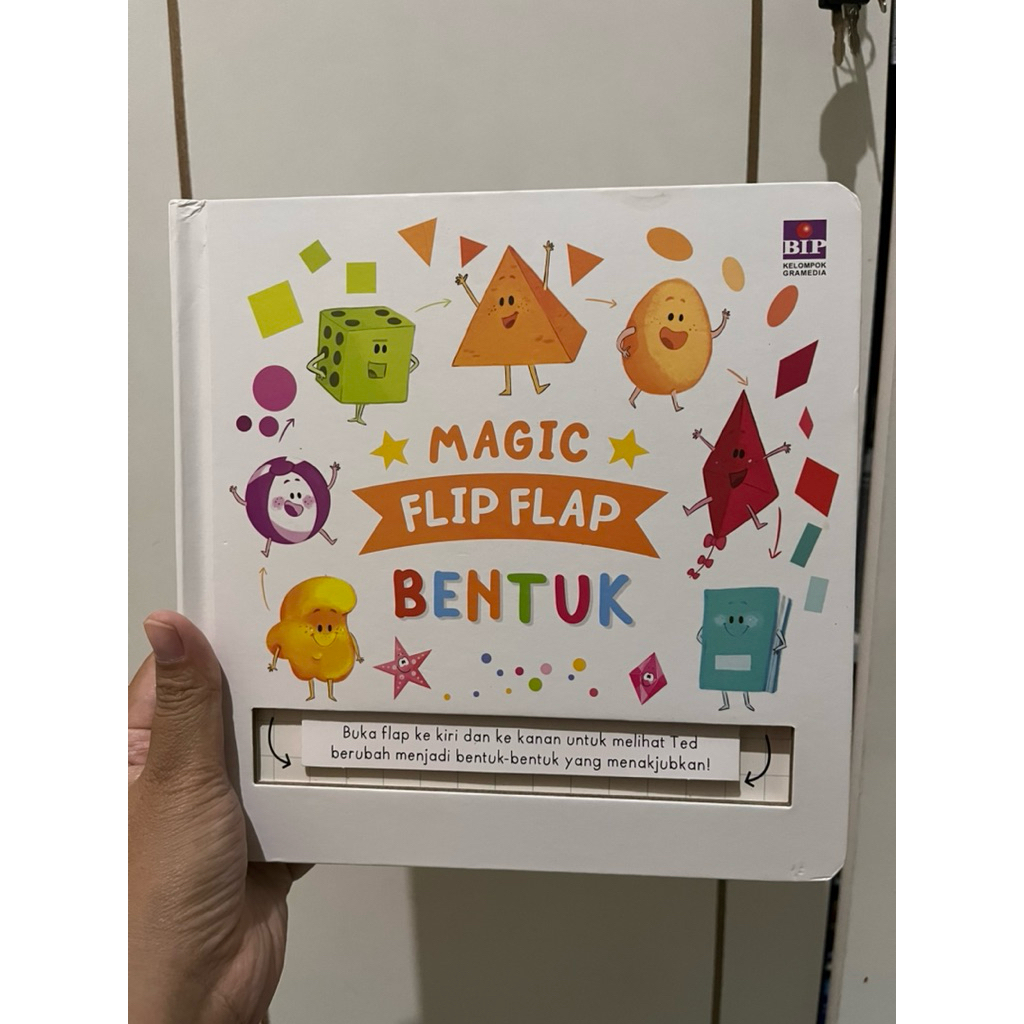 Board book buku anak BB Magic Flip Flap Bentuk preloved