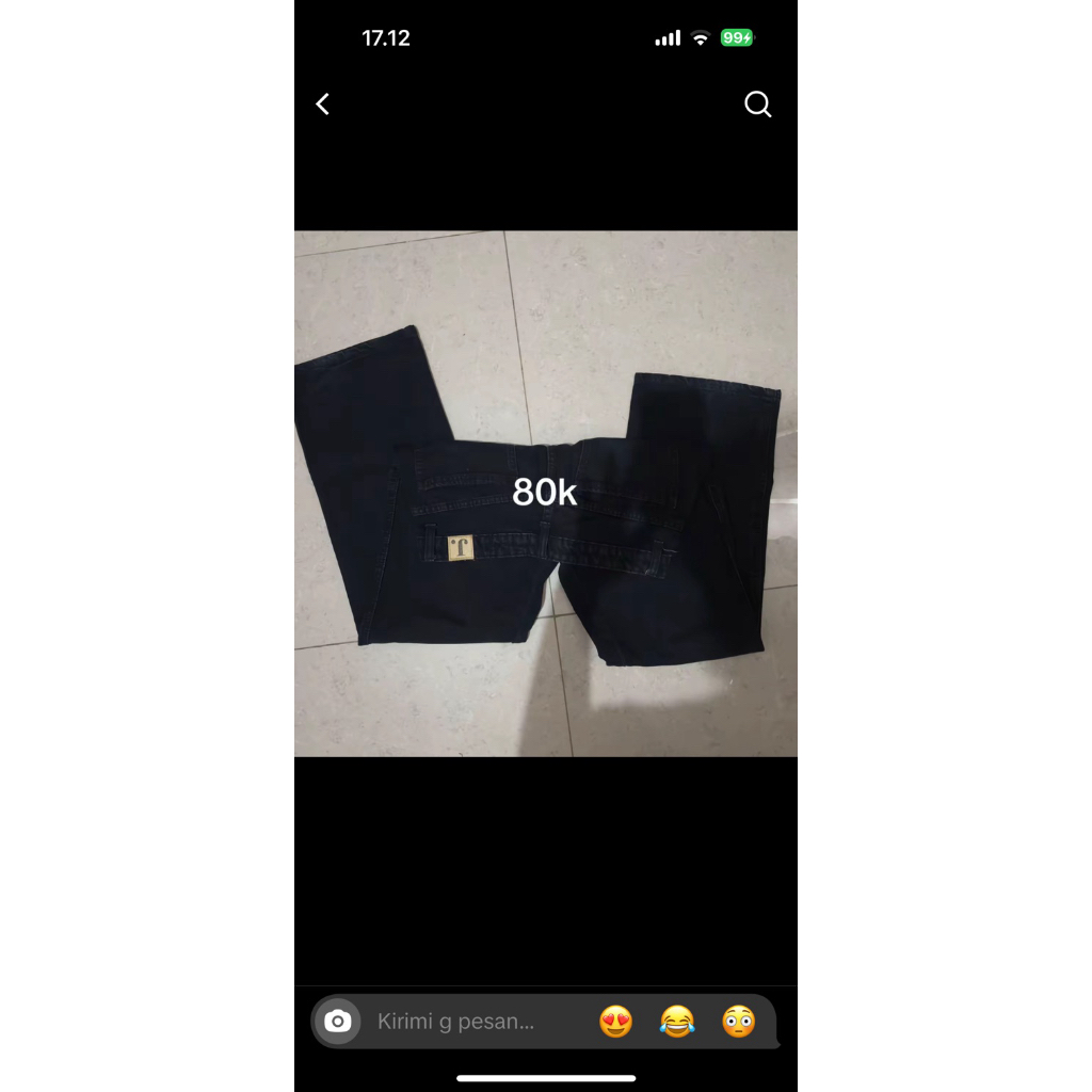 preloved jiniso black