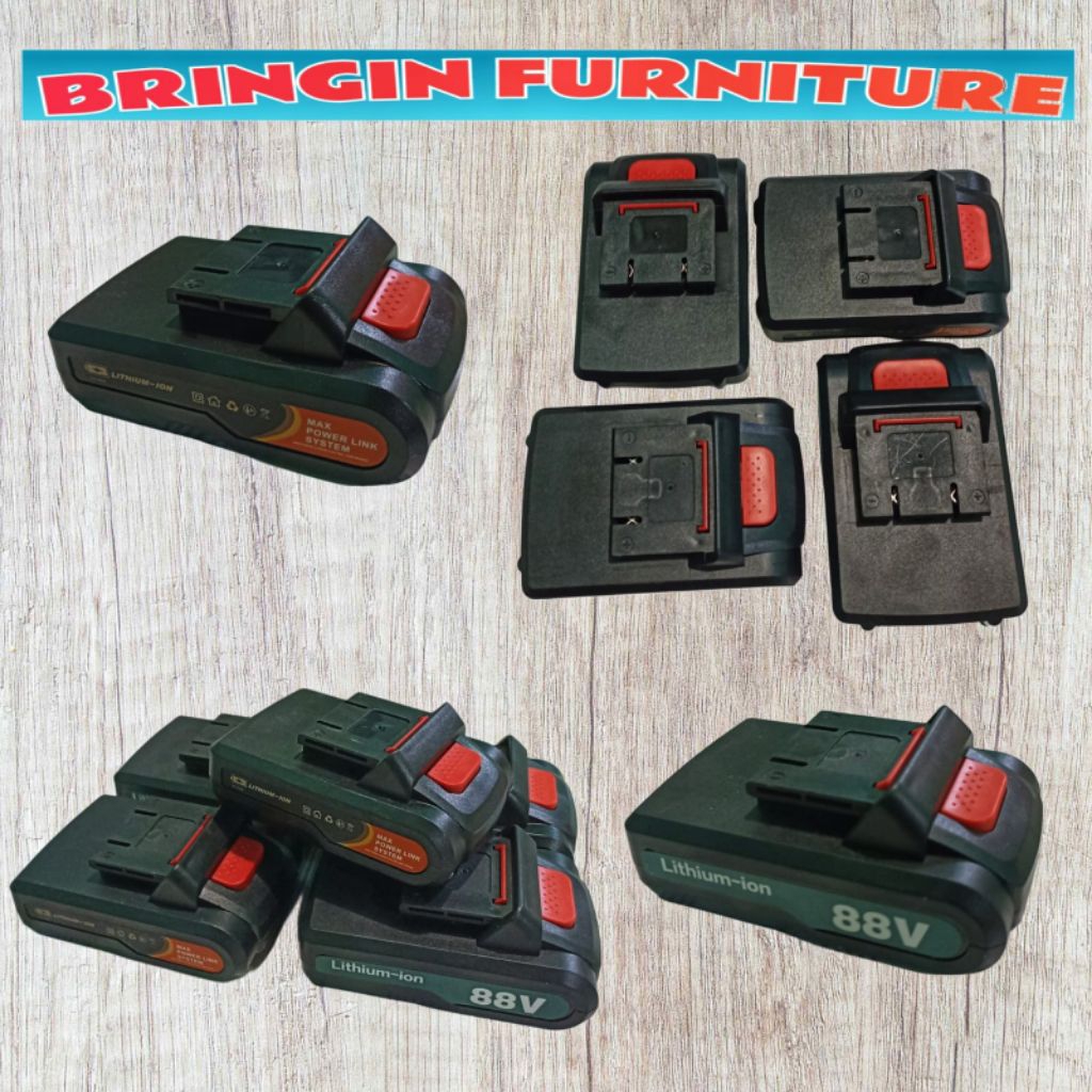 Baterai bor cordless 36vf - 1888vf batre bor tangan ecosen mailthank mdon fuyaon baterai bor cordles