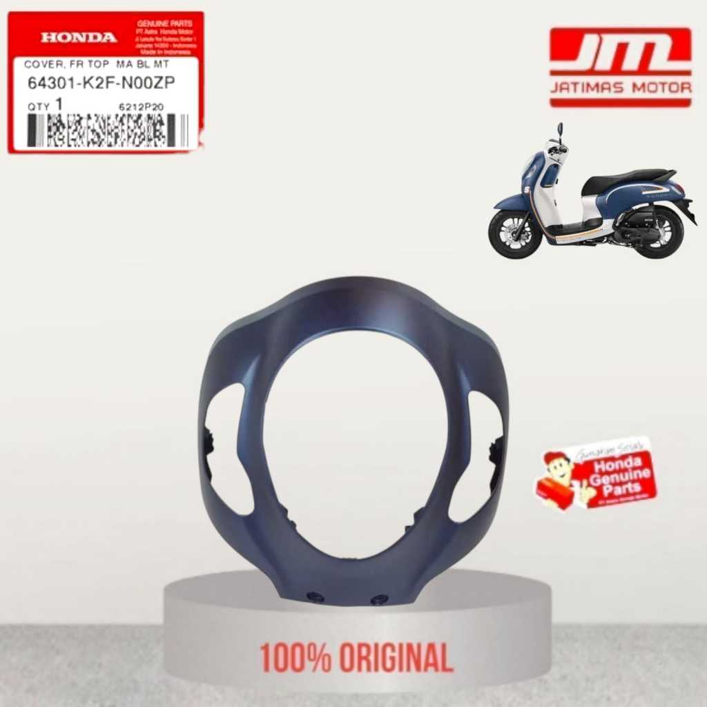 64301-K2F-N00ZP Cover Tameng Depan Scoopy K2F Biru Doff