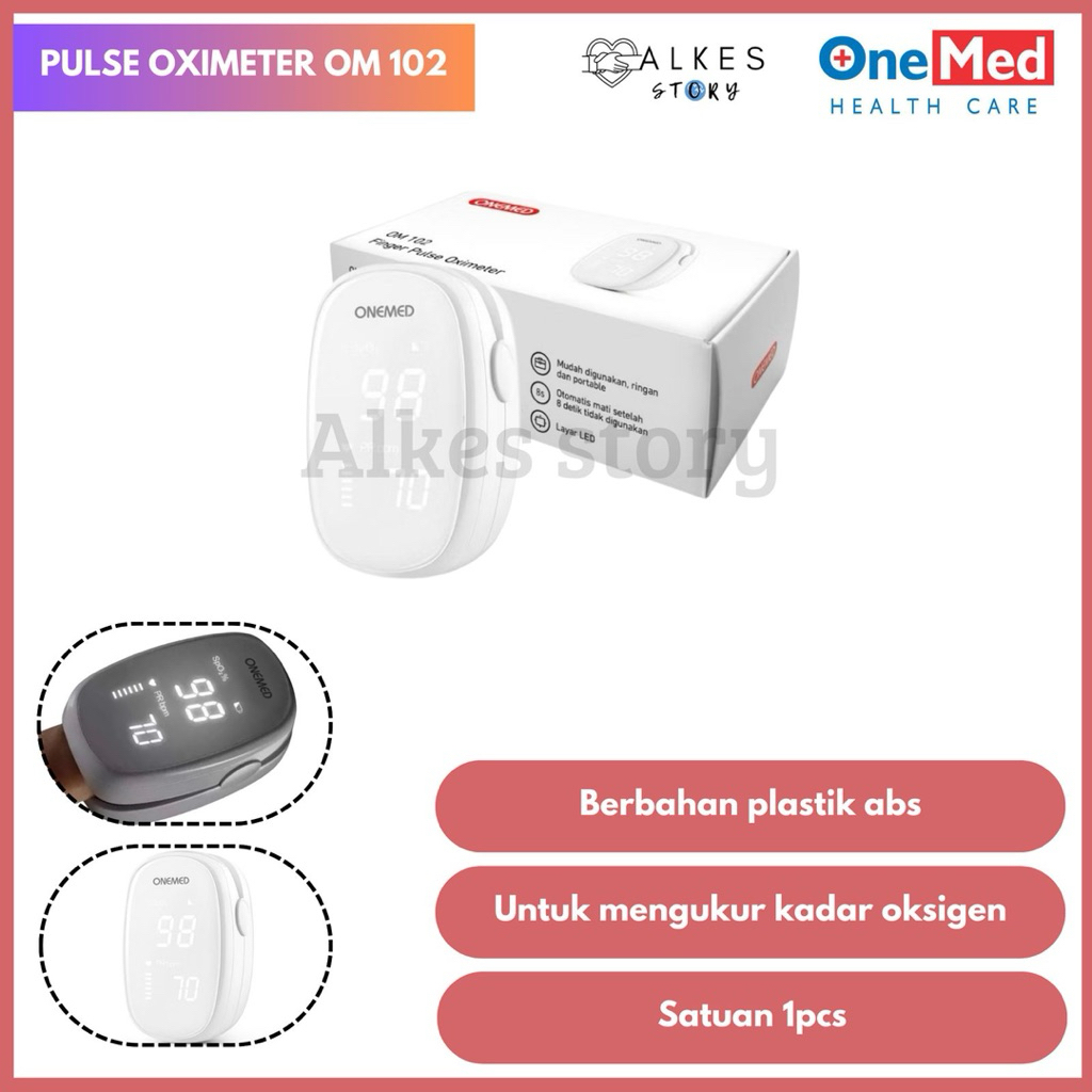 ONEMED-ALKESSTORY Oximeter/Fingertrip Pulse Oximeter OM102