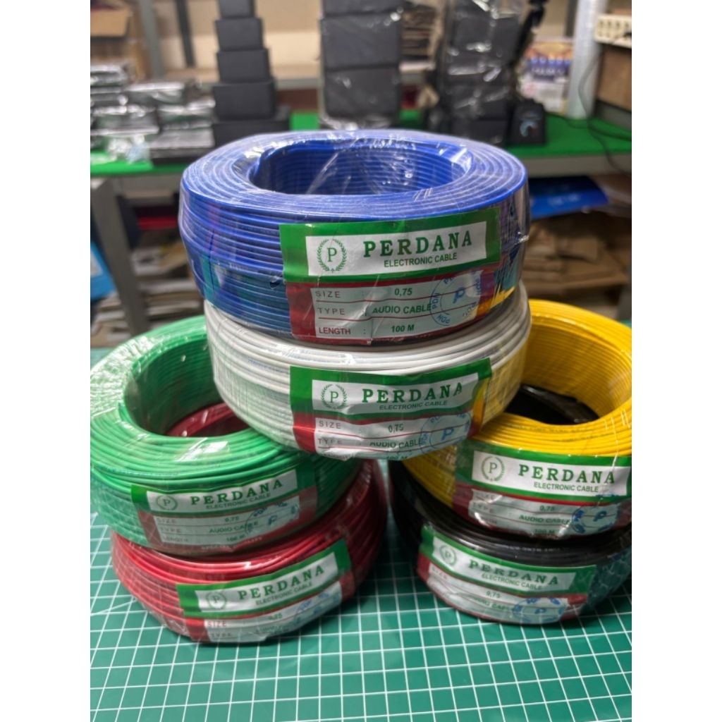 Kabel Serabut Audio Perdana Eceran 0.75 mm