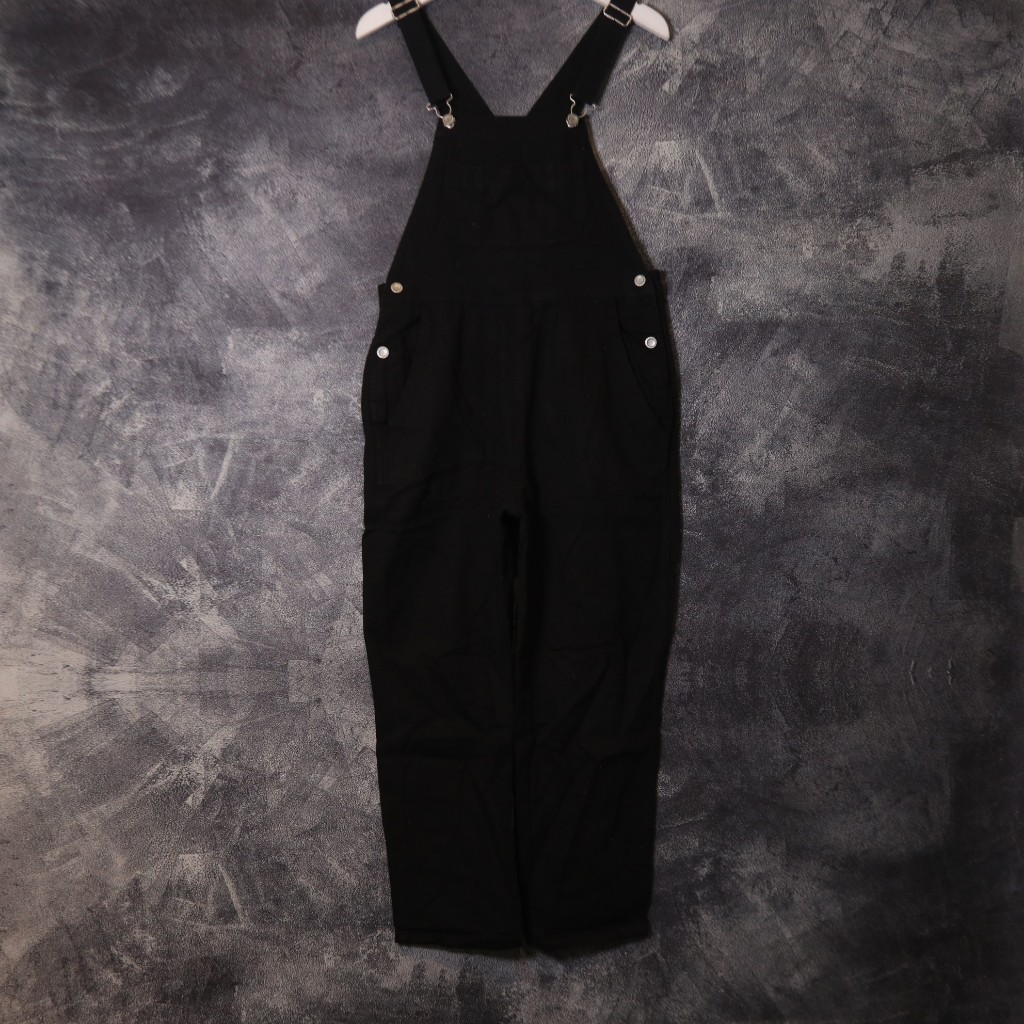 OVERALL PRIVATE PAUSE JEANS DENIM PANTS OV33 SIZE M 30 31 JUMPSUIT CELANA PANJANG