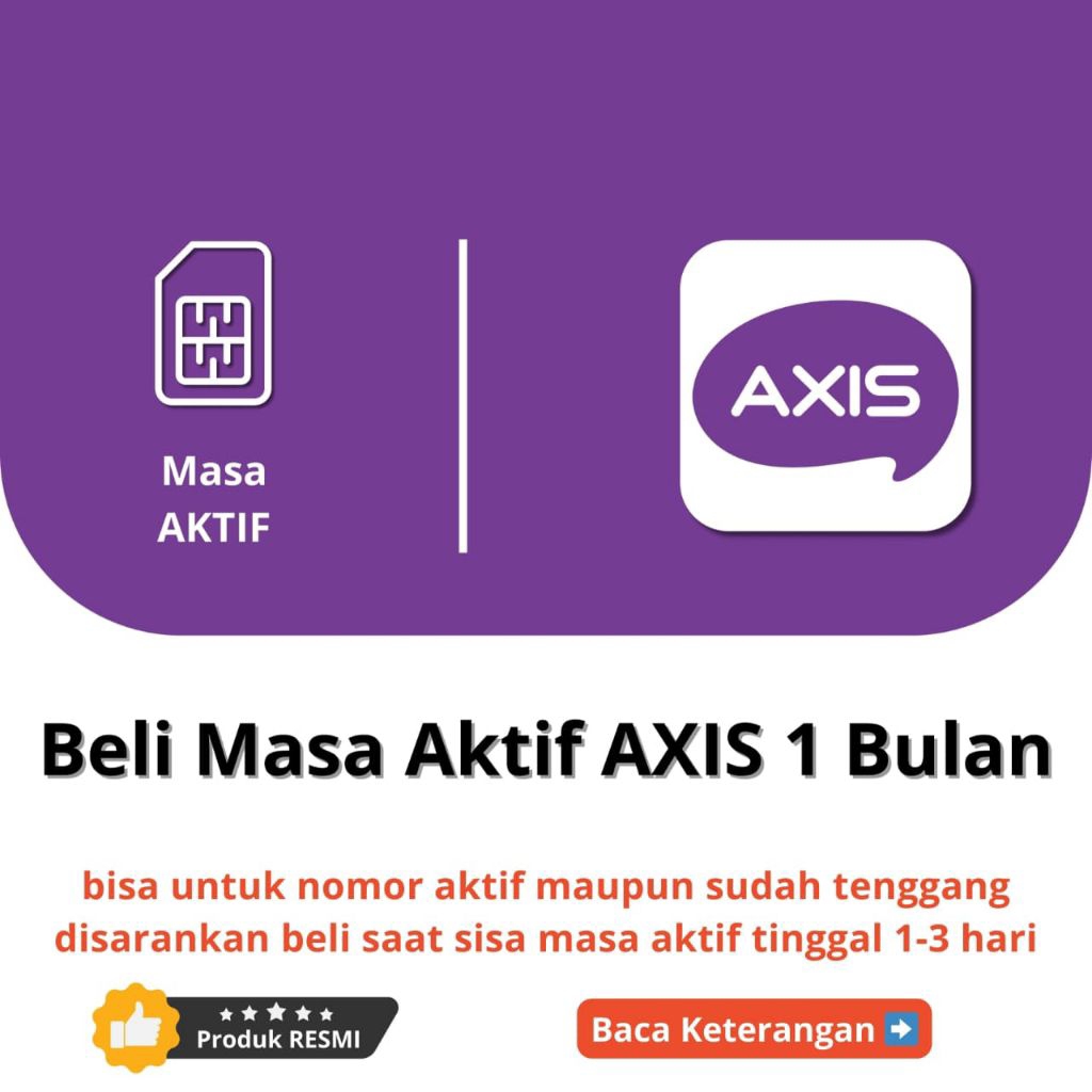 Perpanjang Masa Aktif Axis + 30 Hari