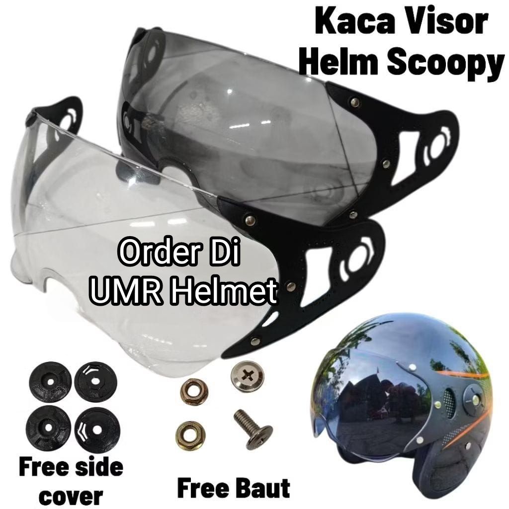 Kaca Helm Scoopy Kaca Mata Helm Honda Scoopy Bogo Pilot