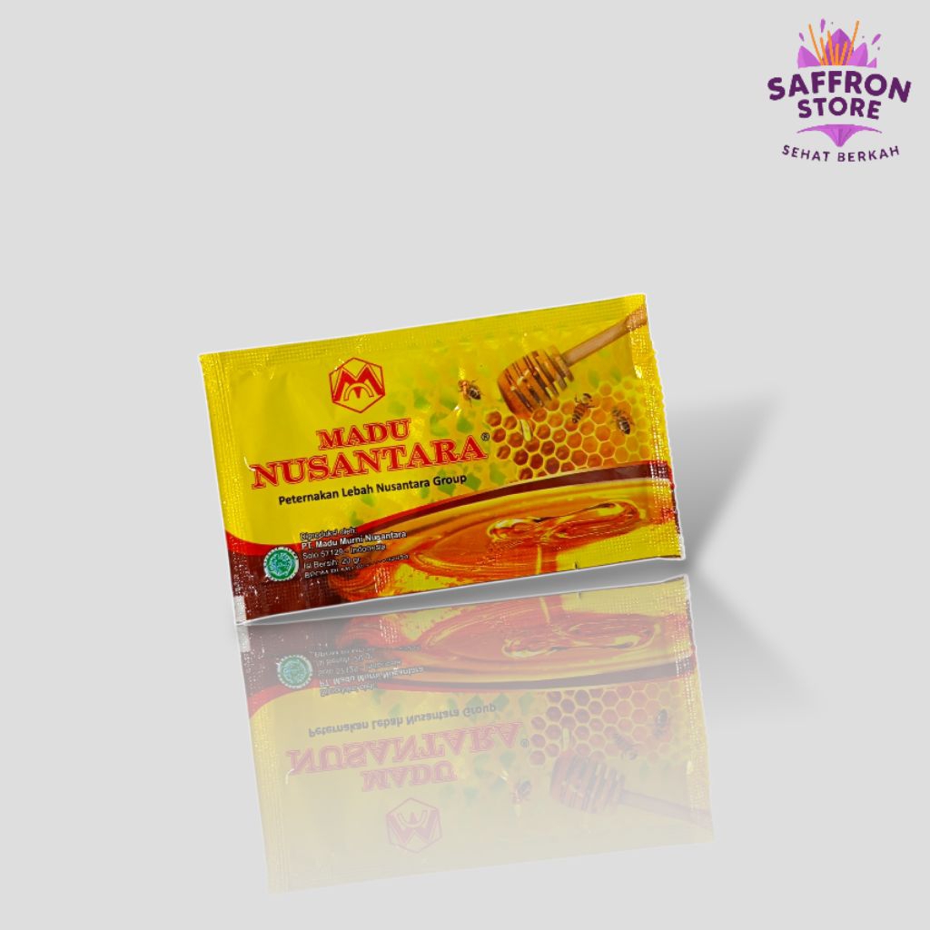 Madu Super Nusantara | Madu Kemasan Sachet 20Gram, isi 1 sachet