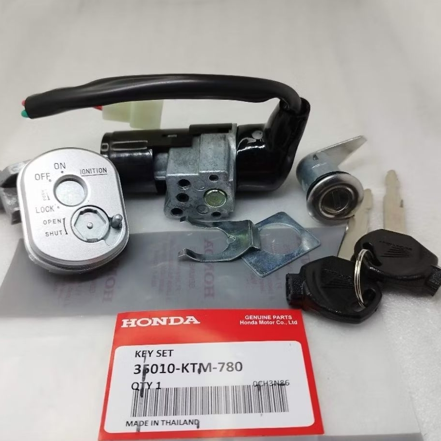 35010-KTM-780 Kunci kontak Supra x 125 fi lama  key set Supra x 125 fi old original thailand