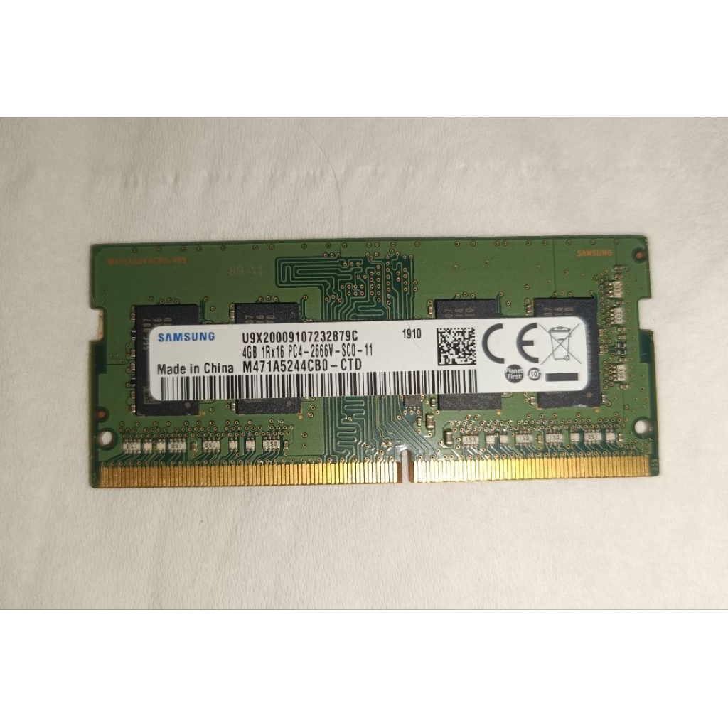 RAM laptop Samsung DDR4 Kapasitas 4GB Ori Copotan Laptop Lenovo